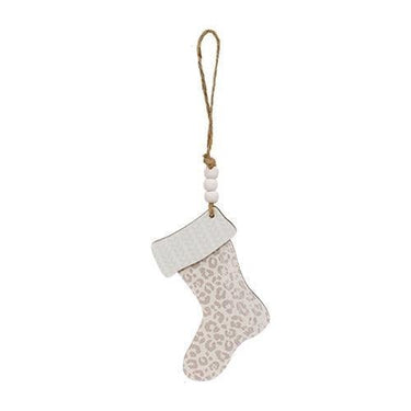 Cheetah Print Winter Clothes Ornament 3 Asstd - The Fox Decor